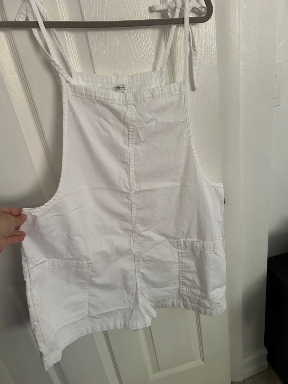Aerie  White Women's Short Overalls